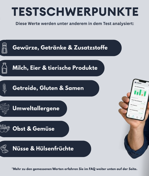 Dépistage combiné : allergies & intolérances
